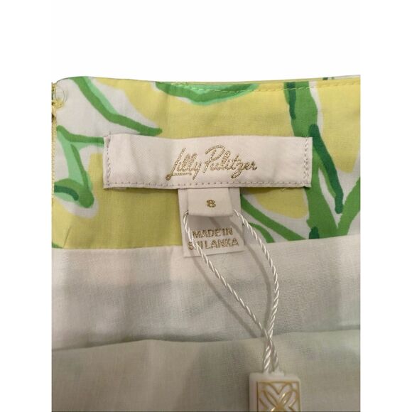 NWT Lilly Pulitzer Gardner Mini Skort- limoncello sunbelievable size 8 - Picture 5 of 8
